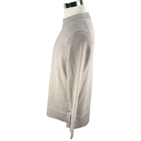 Tuckernuck Bexley Sweater Women’s Medium Light Beige Wool Knitted Long Sleeve - Picture 4 of 11